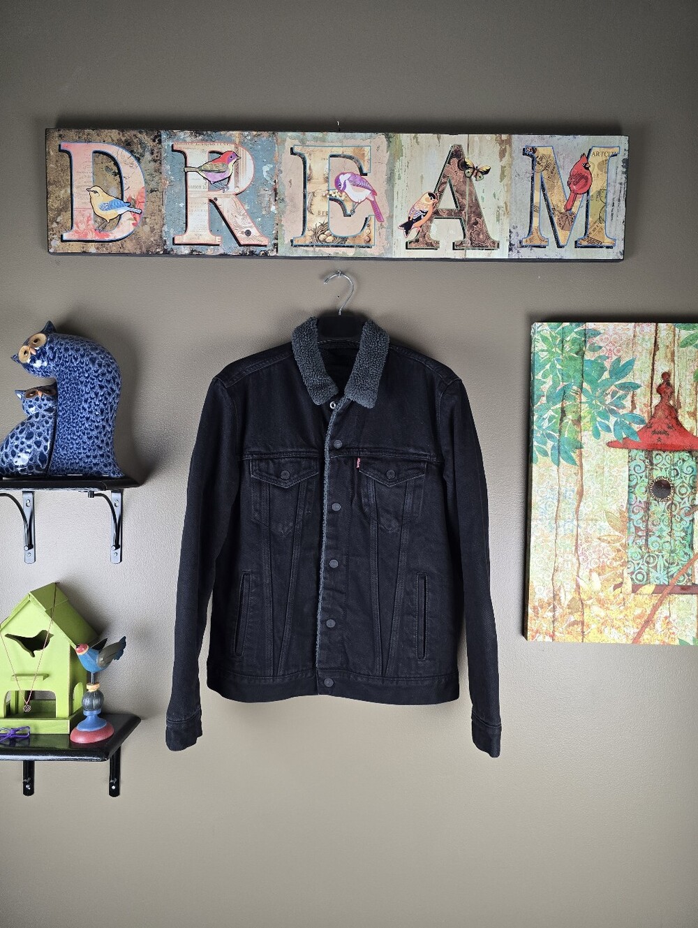 Levi's Sherpa Fleece Lined Trucker Jean Jacket Medium